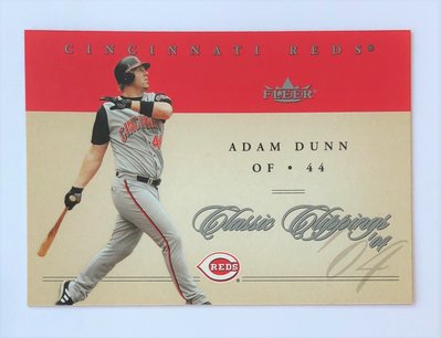 MLB 2004 Fleer Classic Clippings Adam Dunn #15