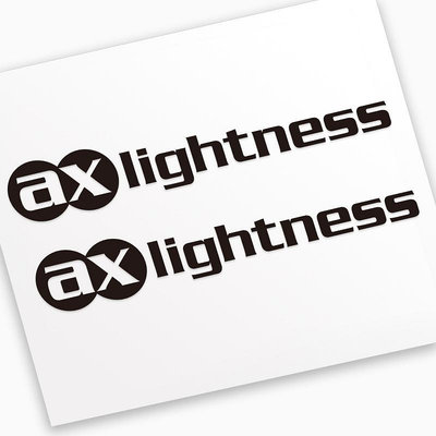 AX ax-lightness貼紙公路車山地車架輪組輪圈把立座管座桿款式3
