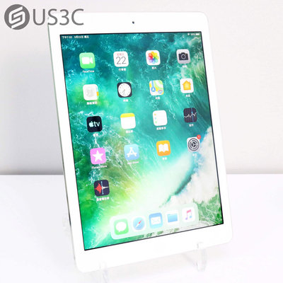 【US3C-小南門店】【一元起標】公司貨 Apple iPad Air 1 16G WiFi 銀 9.7吋 500萬畫素 A7 晶片 二手平板