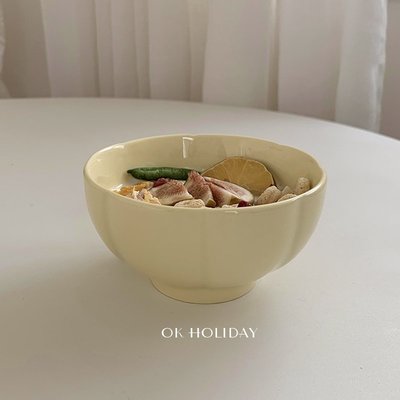 韓國ins博主同款 南瓜碗 陶瓷碗 碗 米飯碗 沙拉碗 餐具 滿599免運