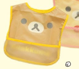 比比 BiBi Rilakkuma 日本拉拉熊 懶懶熊 嬰幼兒吃飯防水 長袖 短袖 圍兜兜 另售包屁衣 口水巾 收納包袋