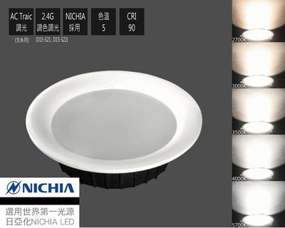 孔15cm 15W/20W 弧形 RA95 日本日亞 Japan 崁燈#台灣LED增艷4000K專賣(可調光變壓另購)