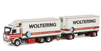 WSI 150 Scania 3 6x2 combi 雙貨櫃卡車模型Woltering 06-106