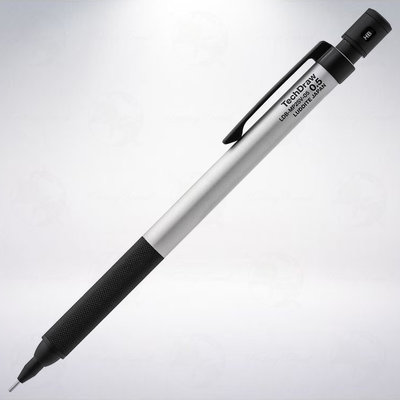 日本 LUDDITE TechDraw2 0.5mm 製圖用自動鉛筆: 銀色