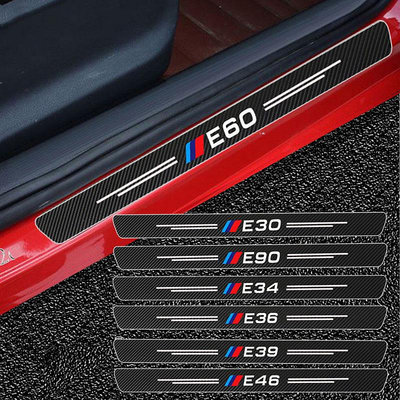 碳纖維貼紙 BMW 4 件碳纖維貼紙適用於 BMW E46 E36 E39 E60 E90 F30 F10 G20 G3