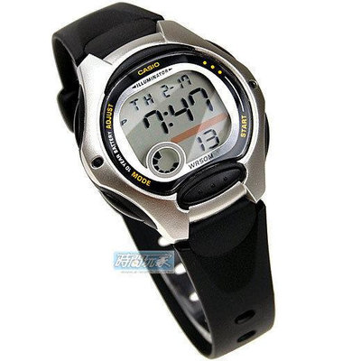 LW-200-1A CASIO卡西歐 電子錶 銀黑色 運動錶 日期 夜光【時間玩家】