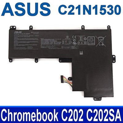 ASUS C21N1530 2芯 原廠電池 Chromebook C202 C202SA C202SA-2A