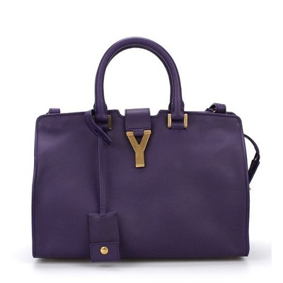 100%正品 YSL Saint Laurent 311210 紫色 mini cabas chyc 小羊皮拖特包 特價