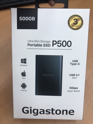 Gigastone Portable SSD 500GB外接式固態硬碟 ( P500 )