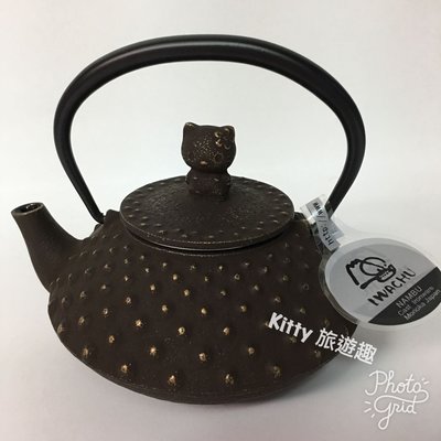 [Kitty 旅遊趣] Hello Kitty 日本製南部鐵器鐵壺 茶壺 凱蒂貓 有濾網 泡茶超好用