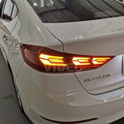威德汽車 現代 2017 2018 17 18 SUPER ELANTRA 頂級款 跑馬方向燈 LED尾燈 總成