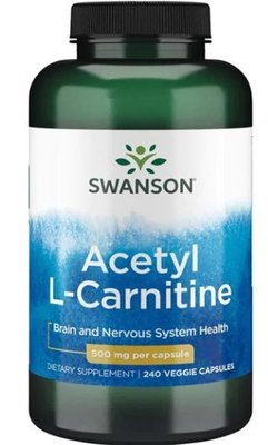 乙酰左旋肉鹼 Acetyl L-Carnitine 左卡尼汀500mg240粒 Swanson