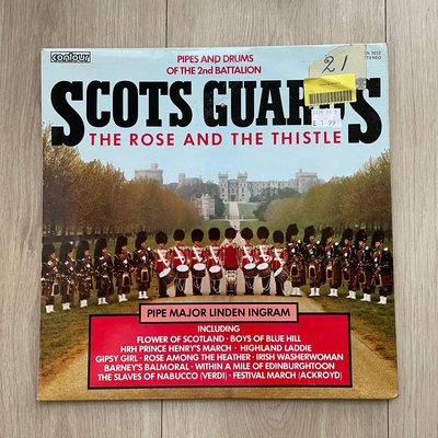 樂迷唱片 蘇格蘭風笛pipes鼓drums scots guards THE ROSE AND 黑膠唱片LP