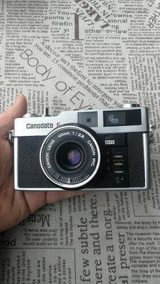 佳能/Canon Canodate E 佳能膠卷相機 大光圈