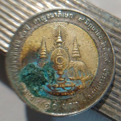 泰國10泰銖 紀念幣/拉瑪九世執政50周年
