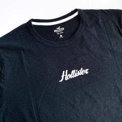 美國百分百【全新真品】 Hollister Co. T恤 HCO 短袖 T-shirt 海鷗 logo 黑色 CF05