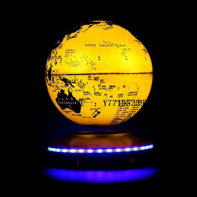 地球儀ar磁懸浮地球儀3d凹凸立體懸浮發光自轉小夜燈辦公桌擺件生日禮物地球模型