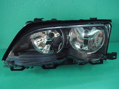 》傑暘國際車身部品《 高品質 BMW E46 98-01 2D款原廠型黑框大燈