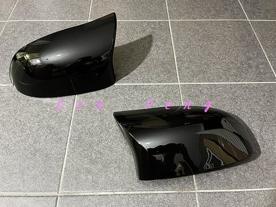 涔峰ＣＦ☆(亮黑)BMW F25 X3 F26 X4 後期 LCI 專用 後視鏡蓋 後視鏡罩 牛角 替換式 後視鏡