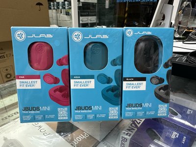 禾豐音響 加送收納盒 JLab JBuds Mini 真無線藍牙耳機 公司貨保固一年