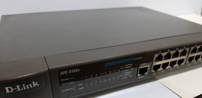 D-LINK 友訊 交換式集線器 DFE-916Dx HUB 16埠