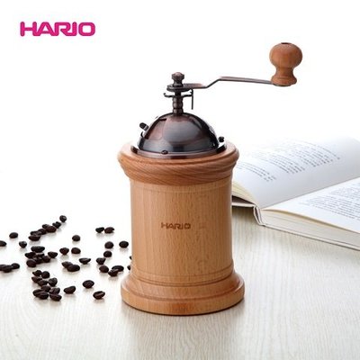 ~All-in-one~【附發票】日本 HARIO手搖磨豆機 木製瓶身手搖磨豆機 咖啡磨豆機