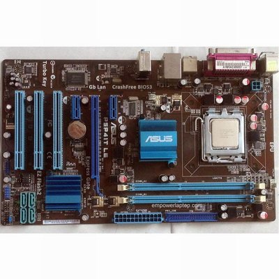 華碩 P5P41T LE主機板+Intel Q9500 四核心CPU+8GB DDR3記憶體、附擋板與原廠處理器風扇