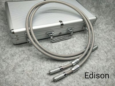 Edison audio 銀河旗艦 方芯銅RCA 訊號線 (不含鋁盒)