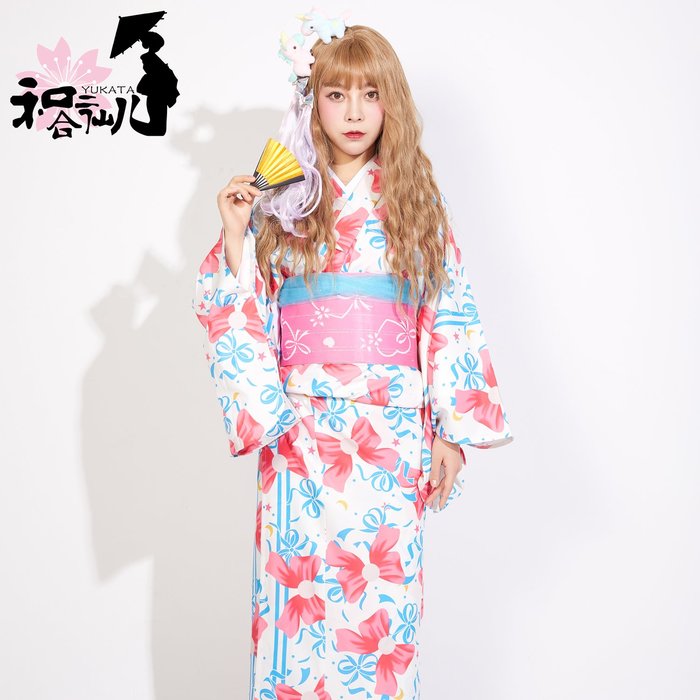 日本和服正裝櫻花季青春美少女戰士浴衣 Yahoo奇摩拍賣
