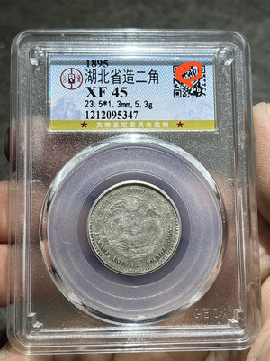 銅錢古錢幣錢幣收藏 公博湖北光緒二角龍毫1402