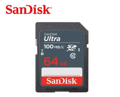 SanDisk 64G SD SDXC Class10 ULTRA 記憶卡 64GB 大卡 相機記憶卡 100MB/s