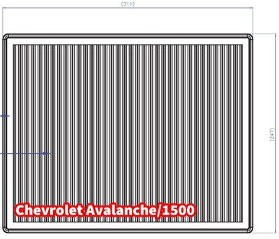 CS車宮車業 RAEMCO 高流量 空氣濾芯 空濾 Chevrolet Avalanche/1500 PAF0221