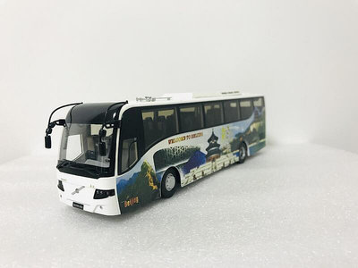 143 國產原廠 VOLVO西沃 9300 9700 合金巴士 車模型 北京旅游版