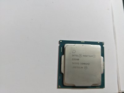 電腦雜貨店→Intel Pentium  G5500 處理器 3.8G  二手良品 1151腳位 $1500
