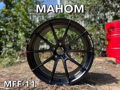 《大台北》億成汽車鋁圈量販中心-MAHOM 鋁圈 MFF-11 平光灰/平光黑