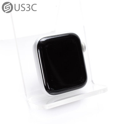 【US3C-台南店】【一元起標】Apple Watch 4 40mm GPS 銀色 鋁金屬邊框 氣壓高度計 電子心率感測器 二手智慧穿戴裝置