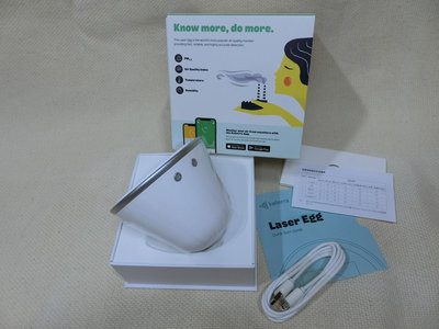 近全新正規品Laser Egg LE-200 智能空氣質量檢測儀(PM2.5粉塵)空氣品質清淨監測儀 禮物出清價$600起(5日標)原廠盒裝