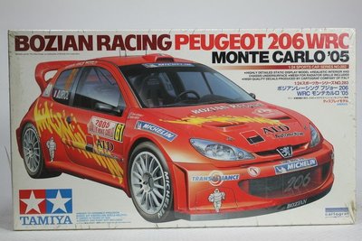 【統一模型】TAMIYA《PEUGEOT標緻 206 WRC -MONTE CARLO'05》1:24 # 24283