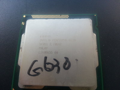 【 創憶電腦 】Intel Pentium G630 2.70GHz/3MB 1155腳位 CPU 直購價50元