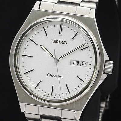 【精品廉售/手錶】Seiko Chronos精工 石英男腕錶*5H23-7060*美品*日本精品*附原廠盒*走過27年歲