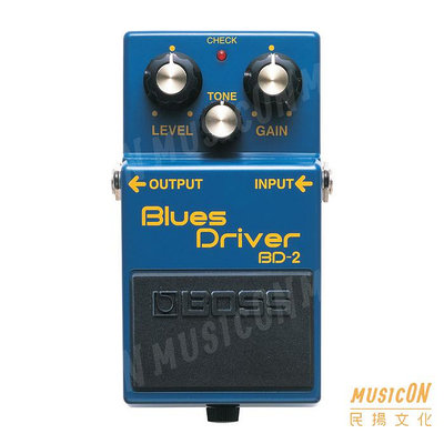 【民揚樂器】BOSS BD2 Blues Driver 藍調破音效果器 BD-2 電吉他效果器 單顆