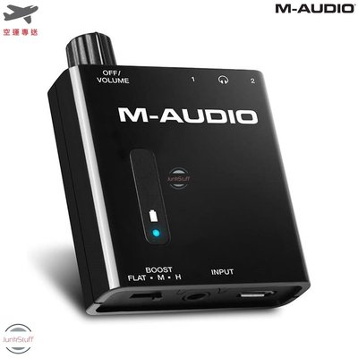 M-Audio 美國 Bass Traveler 耳機擴大機 耳擴 前級 攜帶式 內建充電式鋰電池 免插電 重低音強化