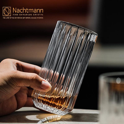 德國Nachtmann進口水晶玻璃洋酒杯威士忌杯啤酒杯水杯飲料果汁杯