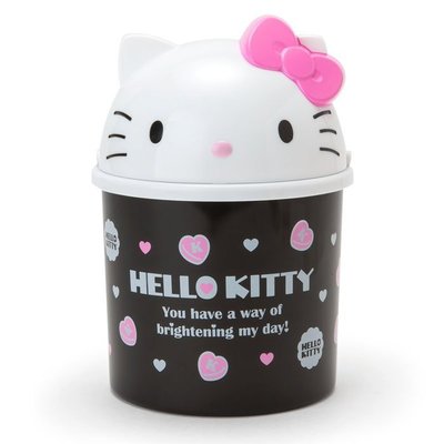 愛淨小舖-【038865】日本正版 Hello Kitty 凱蒂貓 車用垃圾桶 垃圾筒 垃圾桶 桌上型垃圾桶