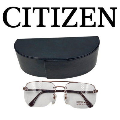 【皮老闆】近新真品 CITIZEN 星辰 LOTUS 鈦金屬 眼鏡 鏡框 (138)