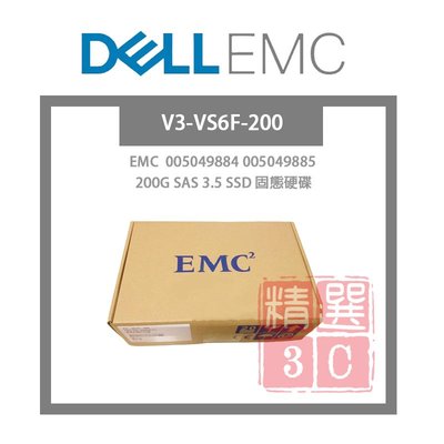 EMC V3-VS6F-200 005049884 005049885 200G SAS 3.5 SSD 固態硬碟