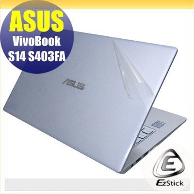 【Ezstick】ASUS S403 S403FA 二代透氣機身保護貼(含上蓋貼、鍵盤週圍貼、底部貼)DIY 包膜