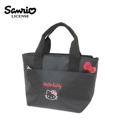 凱蒂貓 帆布 保冷袋 手提袋 便當袋 保冷提袋 保溫袋 Hello Kitty 三麗鷗 Sanrio 日本正版【579623】
