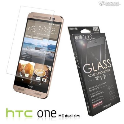 【蘆洲IN7】Metal-Slim HTC ONE ME 9H弧邊耐磨防指紋鋼化玻璃保護貼 手機螢幕保護貼