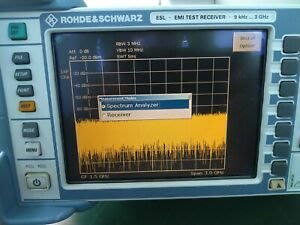 Rohde &amp; Schwarz ESL3 EMI Test Receiver 9KHz to 3GHz